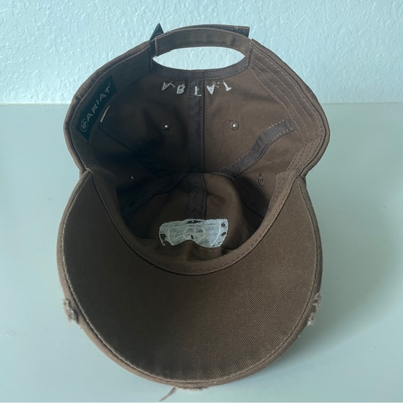 ARIAT Brown and Cream Lace Cap - Picture 5 of 5